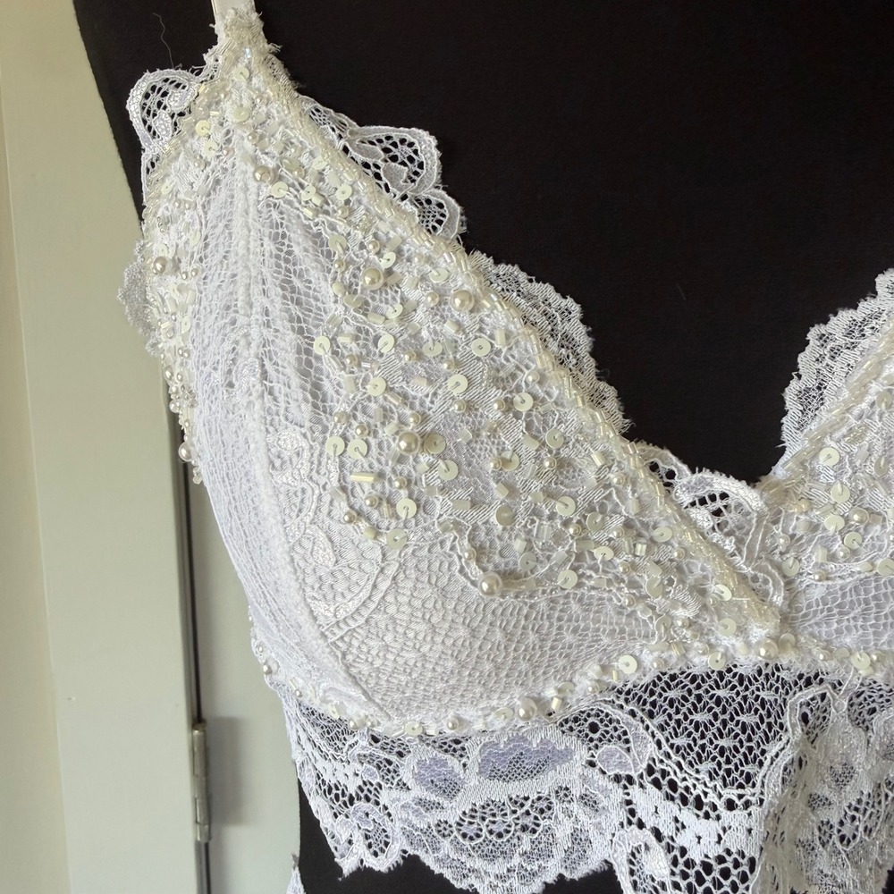 Valisere Women's Elegant Set Embroidery White Outfits & Sets Size M - Picture 4 of 17
